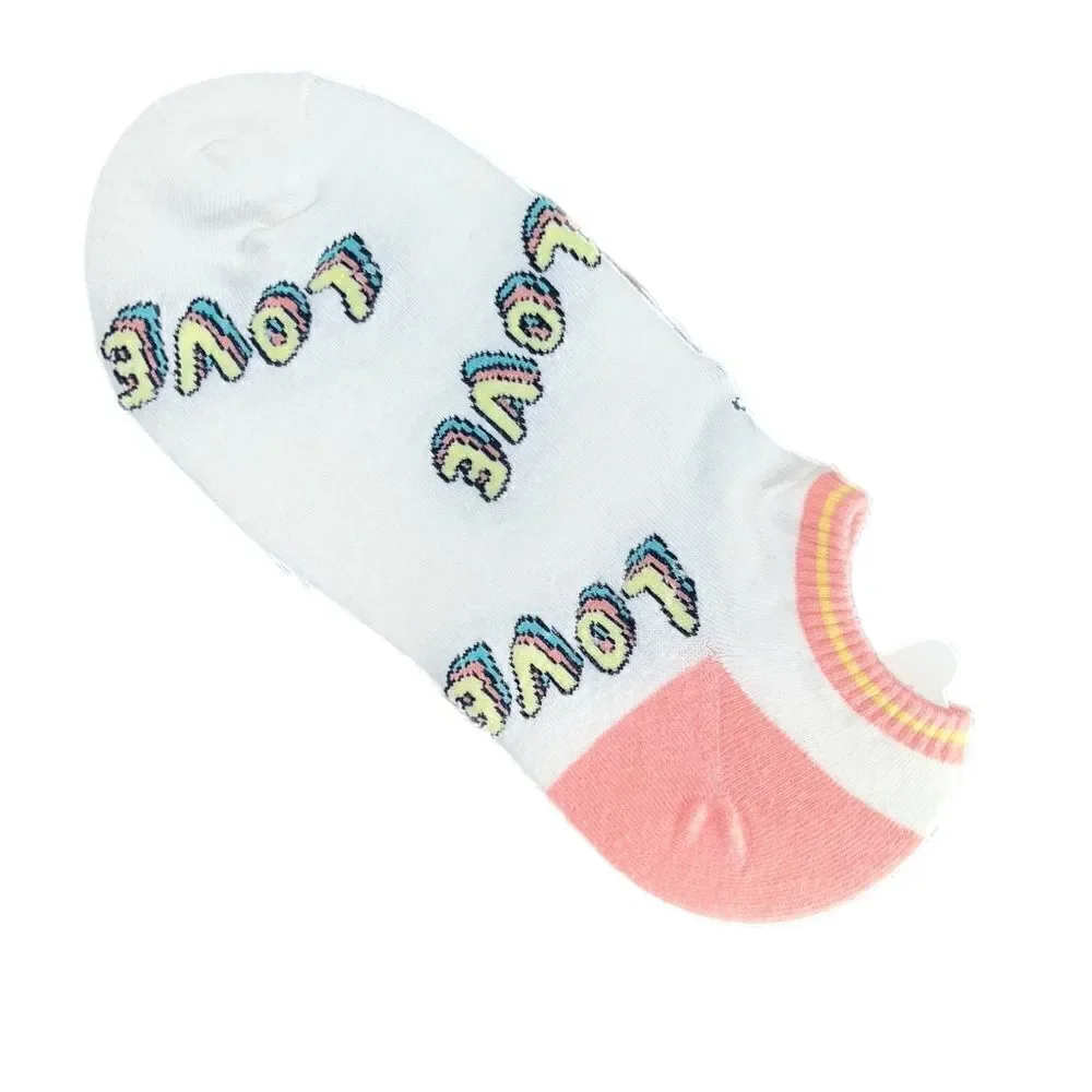 Women’s Two-Pack No-Show Socks - Retro Rollerskates NWOT